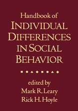 Handbook of Individual Differences in Social Behavior