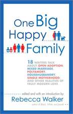 One Big Happy Family: 18 Writers Talk about Open Adoption, Mixed Marriage, Polyamory, Househusbandry, Single Motherhood, and Other Realities