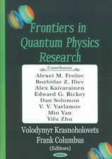 Frontiers in Quantum Physics Research