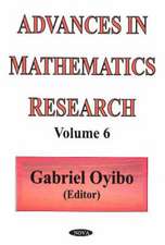 Advances in Mathematics Research