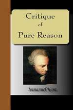 The Critique of Pure Reason