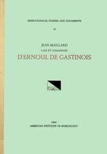 MSD 15 Jean Maillard, Lais et chansons D'ERNOUL GASTINOIS (13th c.)