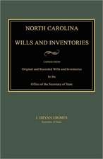 North Carolina Wills and Inventories