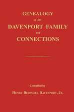 Genealogy of the Davenport Family and Connections