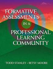 Formative Assessment in a Professional Learning Community