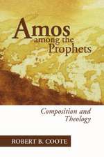 Amos Among the Prophets