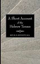 A Short Account of the Hebrew Tenses