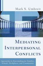 Mediating Interpersonal Conflicts