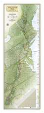 Appalachian Trail Wall Map [Laminated]: Reference Maps