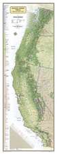 Pacific Crest Trail, Boxed: Wall Maps History & Nature