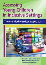 Assessing Young Children in Inclusive Settings: The Blended Practices Approach