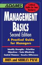 Management Basics: A Practical Guide for Managers