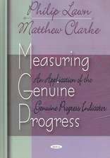 Measuring Genuine Progress