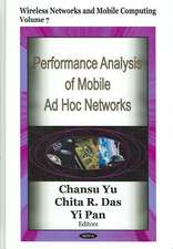 Performance Analysis of Mobile Ad Hoc Networks