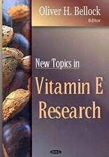 New Topics in Vitamin E Research