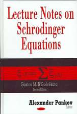 Lecture Notes on Schrodinger Equations