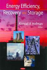 Energy Efficiency, Recovery and Storage