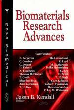 Biomaterials Research Advances