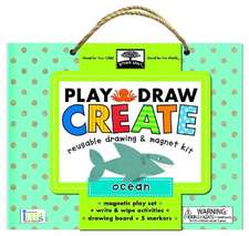 Play, Draw, Create Reuseable Drawing & Magnet Kit: Ocean [With Magnetic Board and Magnet(s) and 5 Dry-Erase Markers]