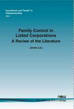 Family Control in Listed Corporations: A Review of the Literature