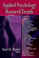 Applied Psychology Research Trends