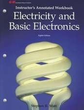 Matt, S: Electricity and Basic Electronics, Instructor's Ann