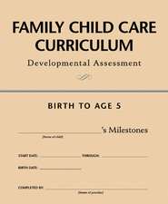 Family Child Care Curriculum Developmental Assessment [10-pack]