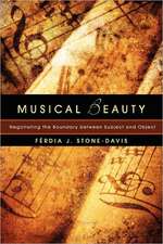 Musical Beauty: Negotiating the Boundary Between Subject and Object