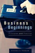 Business Beginnings