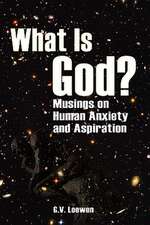 What Is God? Musings on Human Anxiety and Aspirations