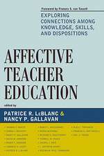 Affective Teacher Education