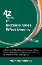 42 Rules to Increase Sales Effectiveness (2nd Edition)