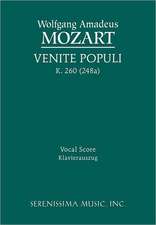 Venite Populi, K. 260 (248a) - Vocal Score