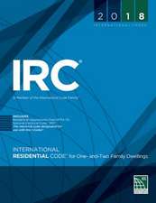 2018 International Residential Code for One- And Two-Family Dwellings