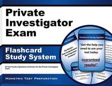 Private Investigator Exam Flashcard Study System: Pi Test Practice Questions and Review for the Private Investigator Exam