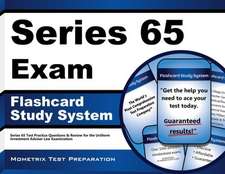 Series 65 Exam Flashcard Study System: Series 65 Test Practice Questions and Review for the Uniform Investment Adviser Law Examination