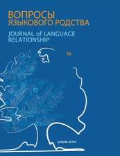 Journal of Language Relationship vol 6