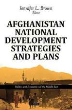 Afghanistan National Development Strategies & Plans