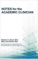 Notes for the Academic Clinician