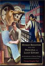 Human Behavior and the Principle of Least Effort