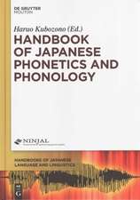 Handbook of Japanese Phonetics and Phonology