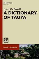 A Dictionary of Tauya