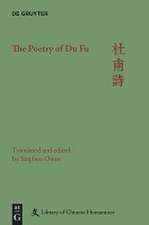 The Poetry of Du Fu