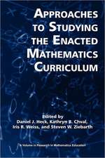 Approaches to Studying the Enacted Mathematics Curriculum