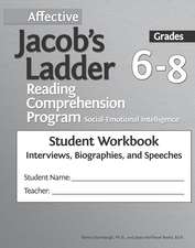 Affective Jacob's Ladder Reading Comprehension Program: Grades 6-8, Student Workbooks, Interviews, Biographies, and Speeches (Set of 5)