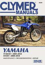 Yamaha TT–R30 and XT250 (2005 – 2018) Clymer Repair Manual