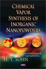 Chemical Vapor Synthesis of Inorganic Nanopowders