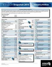 ICD-10-CM 2015 Snapshot Card - Emergency Medicine