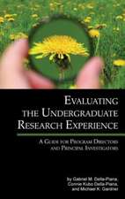 Evaluating the Undergraduate Research Experience