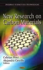 New Research on Carbon Materials